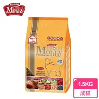 在飛比找momo購物網優惠-【莫比Mobby】愛貓無穀配方 鱒魚&煙燻鮭魚1.5公斤(貓