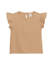 Colored Organics Greta Flutter Sleeve Muslin Shirt