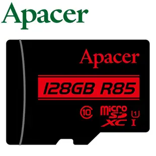 現貨 Apacer 128GB 128G MicroSD MicroSDXC TF U1 C10 記憶卡 85MB/s