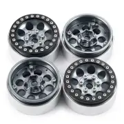 For 1/10 RC SCX10 RC4WD D90 TRX-4 Rock Crawler Alloy 1.9" Beadlock Wheels Rims