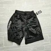 NWT And1 Basketball Core Shorts Size Small Black Jersey Embroidered Logos