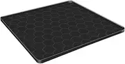 Fridge Silicone Mat with Raised Edges, Washer Dryer Top Protector Mat, Fridge Drip Pan Protect from Appliance Leaks Water Spills, Easy to Clean Dishwasher Floor Silicone Pad(23.6''x23.6''Black)