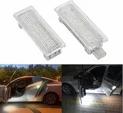 ZAPYVET 2Pcs LED Courtesy Footwell Under Door Light Luggage Trunk Lamps 63316972605, for BMW, E60 E87 E70 E90 E92 E63 E65 E85 M3, for Mini, Z4 Led Entry Door Light