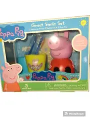 Hasbro Peppa Pig Great Smile Toothbrush 3 Piece Set B4