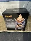 Spirit Halloween Animated Prop 4.5 Ft Sitting Scarecrow & Jumping Spider Combo