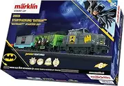 Märklin Start up 29828 Batman Starter Pack, H0 Scale Model Railway, Starter Set with Train and Tracks, from 6 Years