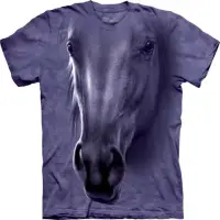 在飛比找momo購物網優惠-【摩達客】美國進口The Mountain馬頭像設計T恤(現