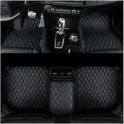 Car Foot Mats for Mitsub&ISHI for Pajero Sport 2016 2017 2018 2019 2020 2021 2022 2023 Custom Car Floor Mats Auto Carpets Foot Coche(All Black,2020-2023)