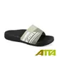 ATTA運動風圖紋室外拖鞋-綠黑26號