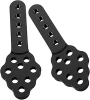 HEATSHAKING 2pcs Adjustable Angle Cnc Mount Brackets for Car Suspension Height Adjustable Base for Optimal Performance and Tuning Durable Heavy Duty Design for Climbing Vehicles