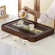 Solid Wood Tea Tray Water Reservoir & Water Draining Tray For Kungfu Tea Set New