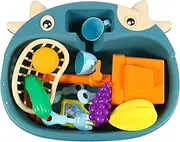 Kisangel 1 Set Boys and Girls Simulation Dishwasher Electric Drive Sink Toy Large Capacity Safe Enhance Boys and Girls' Organizational Skills Perfect for Birthday Parties