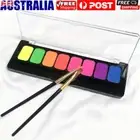 UV Face Painting Kit Glow in the Dark Face Paint 8 Neon Fluorescent Black Light