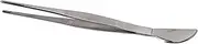Bonsai Tweezers Tools, Smooth Surfaces Crescent Moon Bonsai Tweezers Proof Stainless Steel Ergonomical Handle for Planing Grass (Straight)