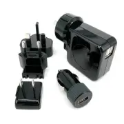 Huntkey TravelMate Multi Plugs USB Wall Charger Adapter