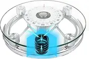 Adjustable Bathroom Scales 120KG, No Battery Needed Weight Scales Bathroom of Life Up to 10,000 Times, Large Rotating Dial