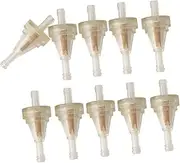 Okiyakusama 10Pcs 1/4" Small Engine Inline Fuel Filtering Replacement Repair Part for 1/4" Fuel Lines for Snowmobile UTV Motorcycle