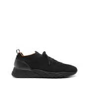 [Santoni] Santoni Stretch Knit Sneakers 9.5 US BLACK