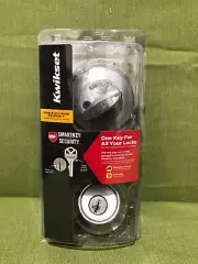 Kwikset SMART KEY Single Cylinder Deadbolt (660 26D) Satin Chrome