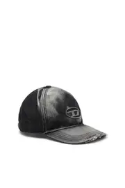 [Diesel] Diesel - Baseball cap in destroyed denim - Caps - Man - Black 02 Black