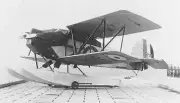 Parnall Pike Naval Reconnaissance Aircraft Mahogany Wood Model Small New