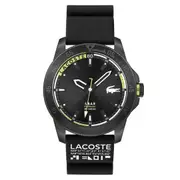 Lacoste Regatta Black Silicone Men's Watch - 2011203