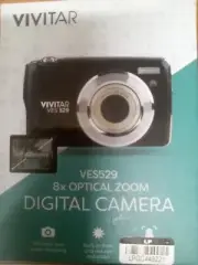 Digital Camera Vivitar VES 529 8X Optical Zoom HD Video and Audio Recording