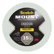 Scotch Mount 350 in. L X 3/4 in. W Double-Sided Mounting Tape