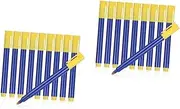Healvian 2sets Mini Money Detector Pen Cash Security Tool Water-based Ink 10 Count Black 10pcs*2