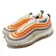 Nike 休閒鞋 Air Max 97 SE 男鞋 白 橘 藍 氣墊 反光 Frank Rudy DV2619-100