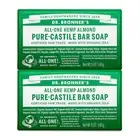 Dr. Bronner's - Pure-Castile Bar Soap (Almond 5 ounce 2-Pack) - Made with Org...