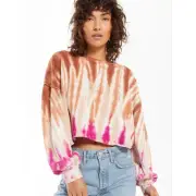 Z SUPPLY NWT Tempest Tie Dye Sweatshirt // M
