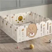 Bopeep Kids Playpen Baby Safety Gate Toddler Play Game Toy Foldable Panels 16 Panels