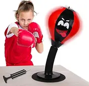 Desktop Punching Bag, Desk Boxing Bag with Suction Cup Counter Top Stress Relief Punching Bag Fun Punch Rage Bag Door Punching Bag for Kids Adults Coworkers Friends Office
