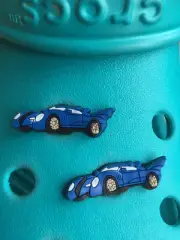 2 Batmobile Shoe Charms For Crocs.