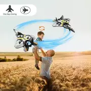 Kids Airplane Remote Control 4DRC V17 2.4Ghz Foam RC Helicopter Spinning Drone