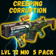 (PS4/5 PC XBOX) - CREEPING CORRUPTION - Level 72 M10 - 5 PACK
