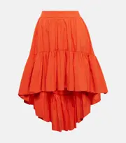 [Caroline Constas] Caroline Constas Iris pleated miniskirt AU 12 red