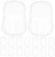 MERRYHAPY 20 Boxes Portable Travel Soap Mini Toiletries Soap Container Soap Tray Dish Soap Hand Soap Outdoor Soap Portable Soap Travel Use Soap Travel Supplies White Soap Flakes