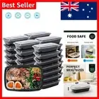 50 Pack Freezer & Microwave Safe Meal Prep Containers - 32 oz Reusable Boxes