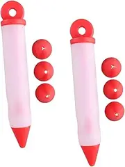 MAGICLULU Dessert Decorating Pens Kit Silicone Cream Pens for Baking Reusable Tips for Easy Cake Decorati