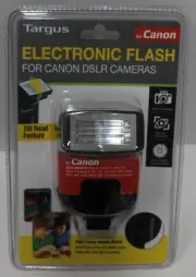 targus - electronic flash for canon dslr cameras - new sealed - tg-dl20c
