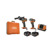 AEG 18V 4.0Ah 2-Piece Brushless FORCE Combo Kit