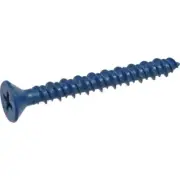 Unbranded Flat Head Philips Screw (100-Pack) Concrete 1/4" x 5" Carbon Steel