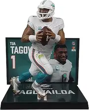 CLARKtoys NFL McFarlane SportsPicks Tua Tagovailoa (Miami Dolphins) 7" Figure, Chase Edition