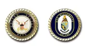 USS Willamette AO-180 Crest Challenge Coin