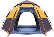 Automatic Hexagonal Tent, Camping Sun-Proof Thickened Camping Rainstorm-Proof Double-Layer Tent