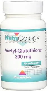 Acetyl-Glutathione Supplement, 300 mg, 60 Count
