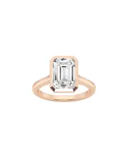 14K Rose Gold 5.00 ct. tw. Lab-Grown Diamond Solitaire Ring