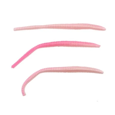 Berkley PowerBait 3" Power Floating Trout Worm 15pk Pink Shad PBHFTW3-PSD #13...